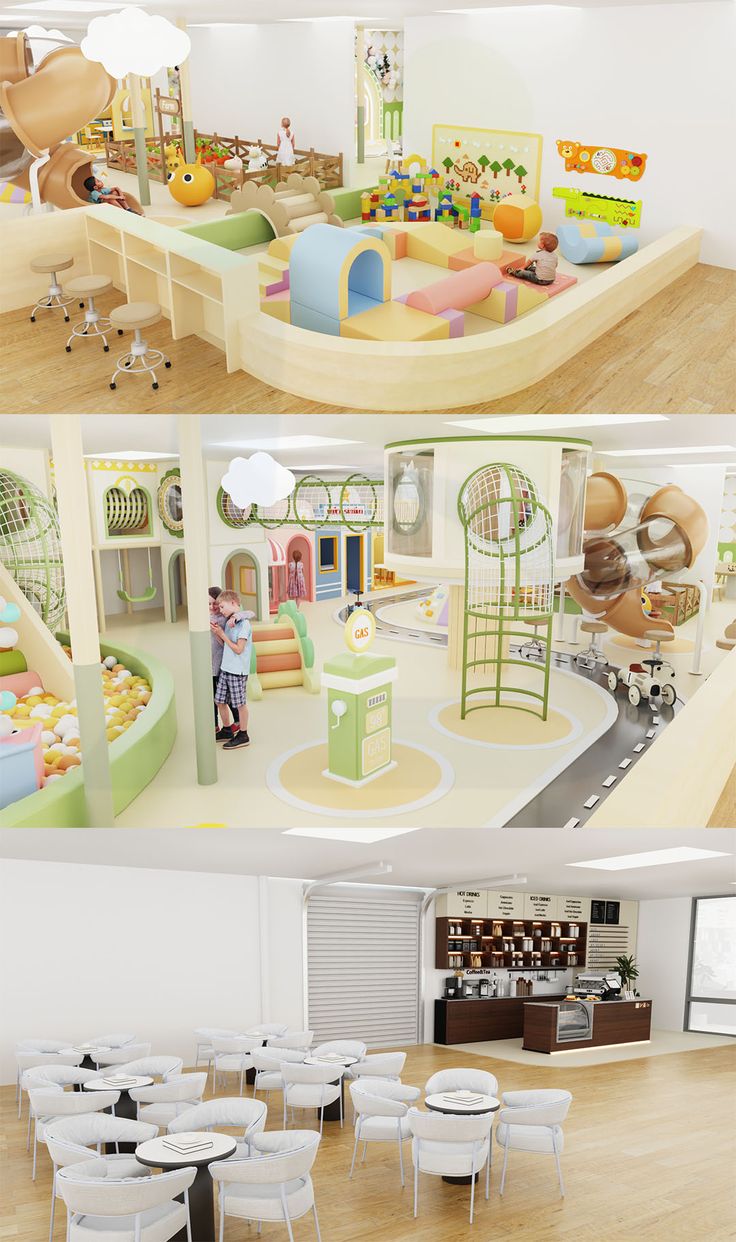 Mô hình cafe kết hợp khu vui chơi